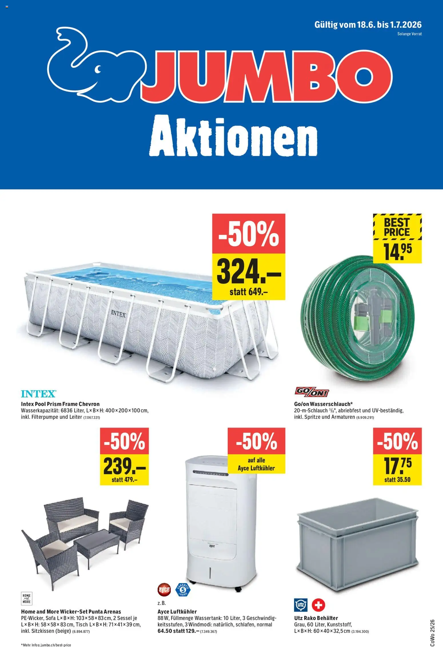 Vorschau des Merkblatts Jumbo aktionen vom Shop Jumbo gültig von 18.06.2026 bis 01.07.2026
