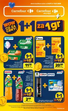 Pogląd gazetki "Carrefour gazetka - Wow co za ceny" ze sklepu Carrefour ważnej od 06.07.2026