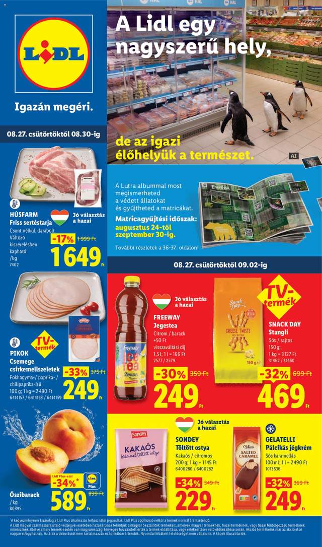 Új Lidl akciós újság 08.27.