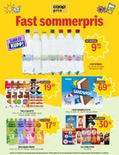 Forhåndsvis Coop Prix Fast sommerpris fra butikk Coop Prix gyldig fra 06/08/2026