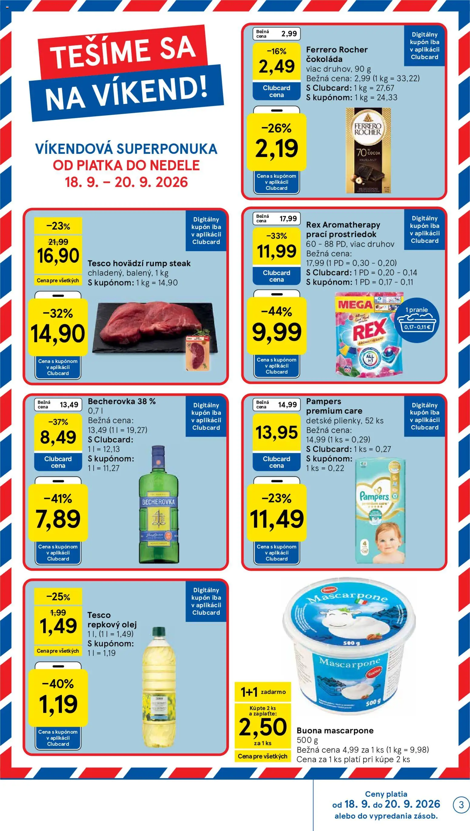 Náhľad Tesco letáku platného od 16.09.2026