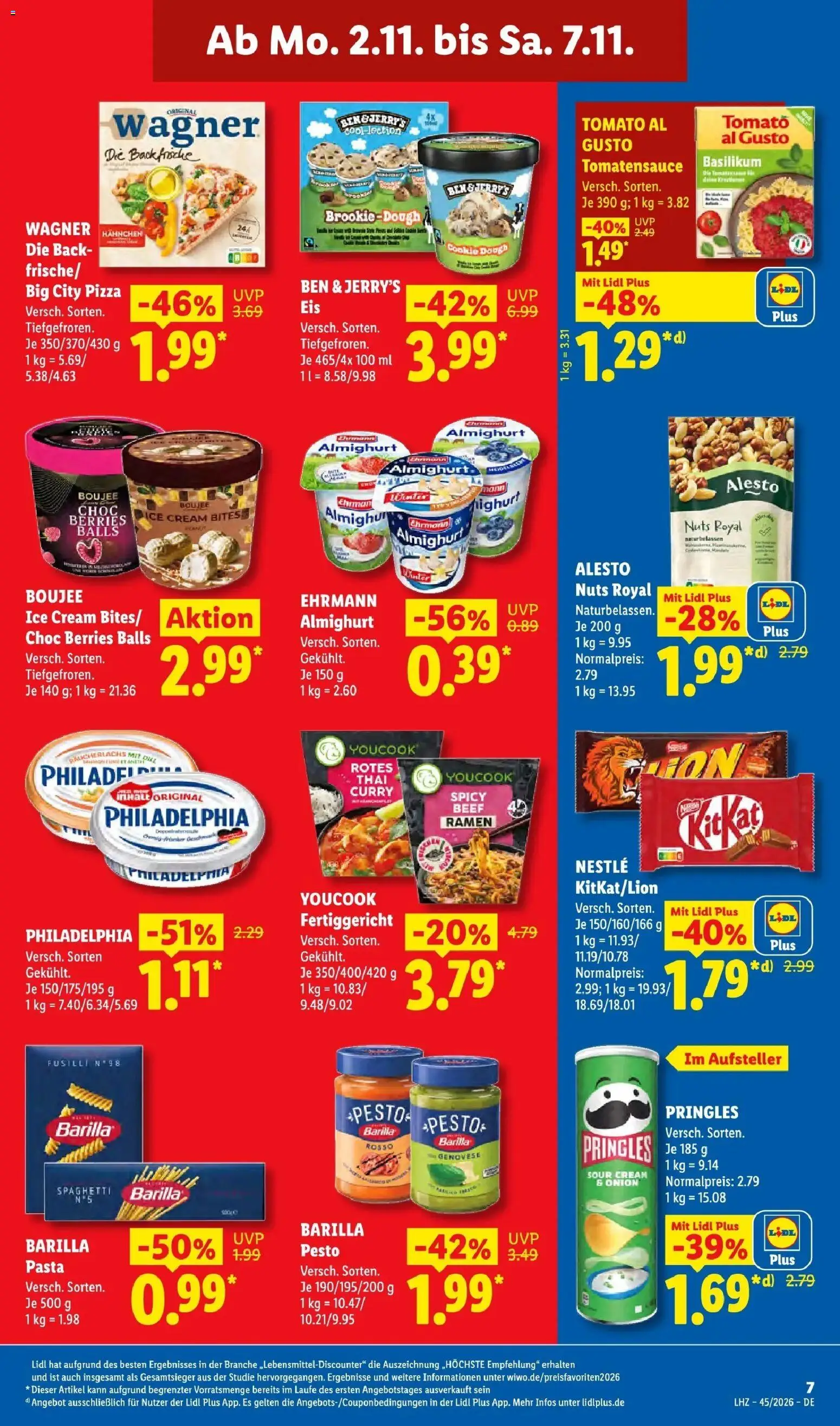 Vorschau von dem Prospekt des Geschäftes Lidl, gültig ab dem 02.11.2026