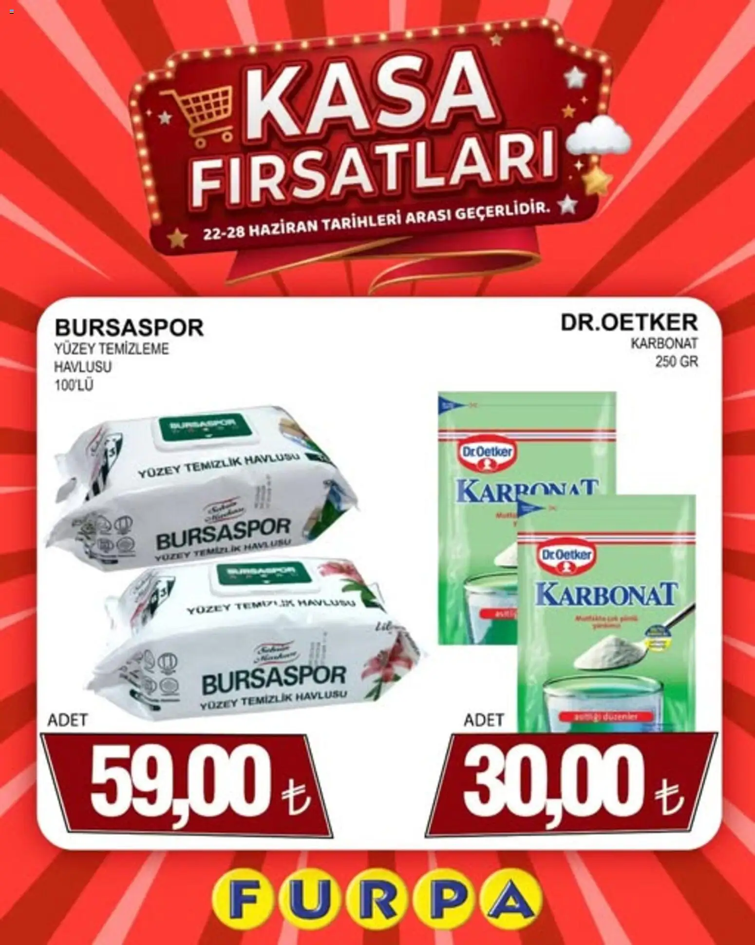 Furpa Furpa - Kasa Fırsatları 22.06.2026 - Broşürünün önizlemesi