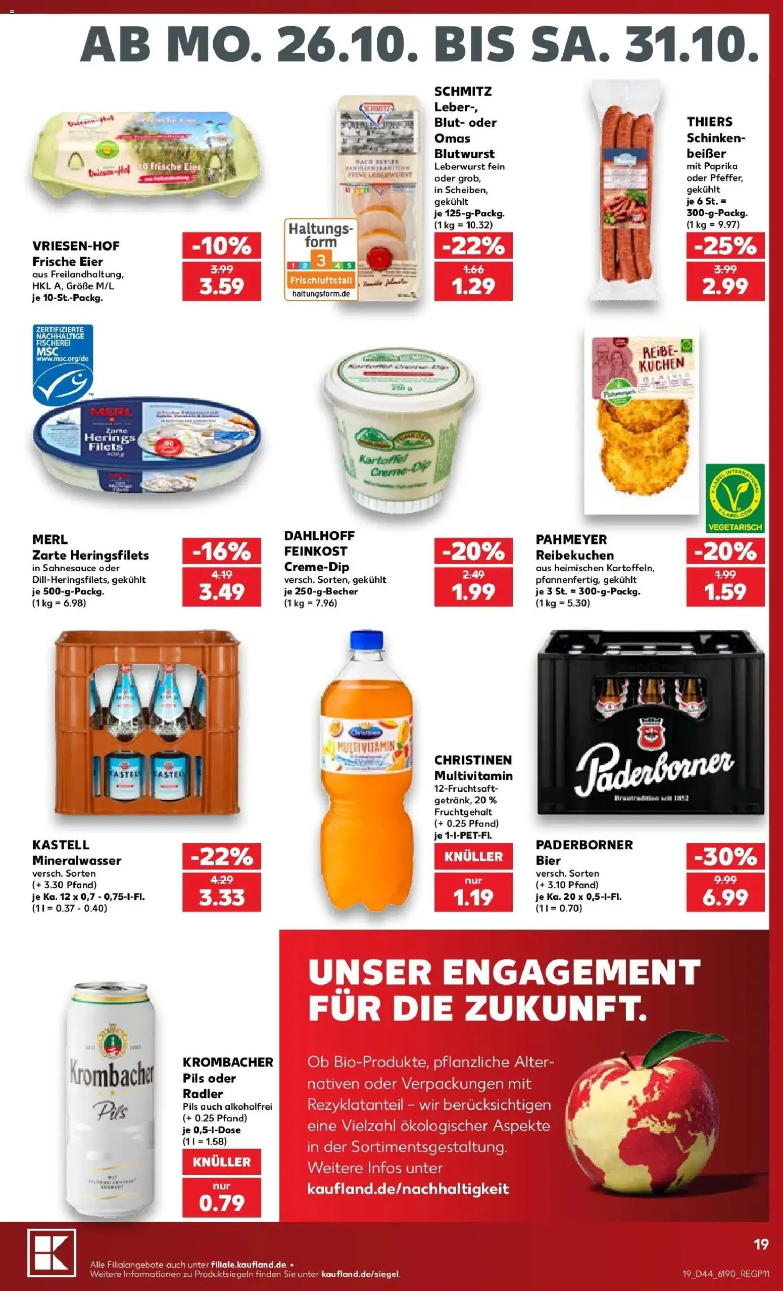 Vorschau von dem Prospekt des Geschäftes Kaufland, gültig ab dem 26.10.2026
