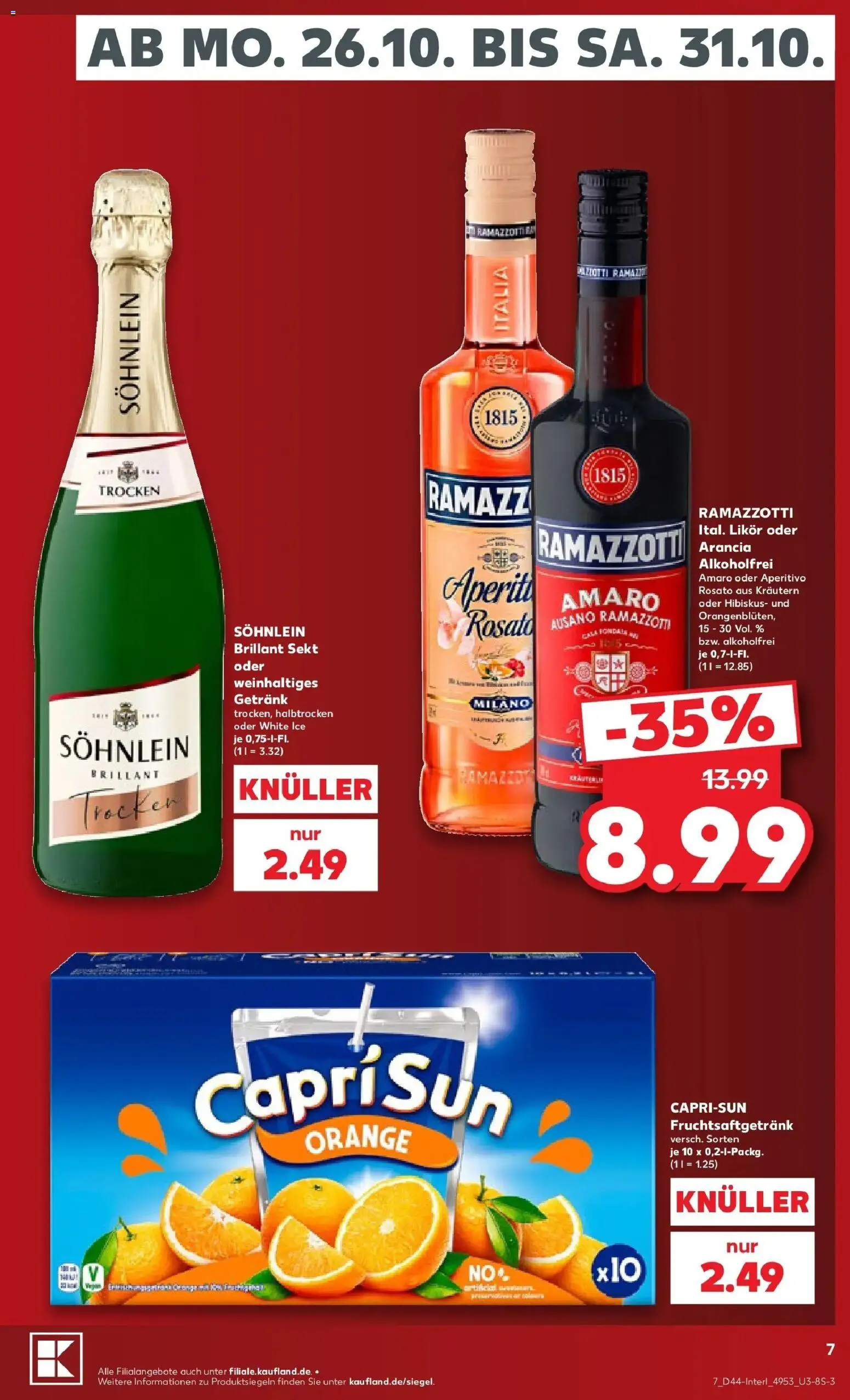 Vorschau von dem Prospekt des Geschäftes Kaufland, gültig ab dem 26.10.2026