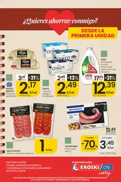 Vista previa del folleto de la tienda Eroski válido desde el 17/09/2026 