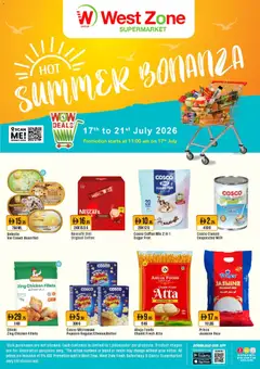Preview of the catalogue Westzone Supermarket catalogue summer bonanza of store Westzone Supermarket valid from 17 Jul, 2026