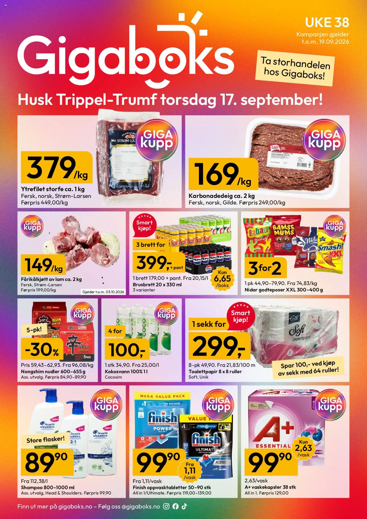 Forhåndsvis Gigaboks kundeavis fra butikk Gigaboks gyldig fra 14/09/2026