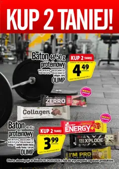 Pogląd gazetki "Prim Market promocja - Batony Olimp" ze sklepu Prim Market ważnej od 23.05.2026