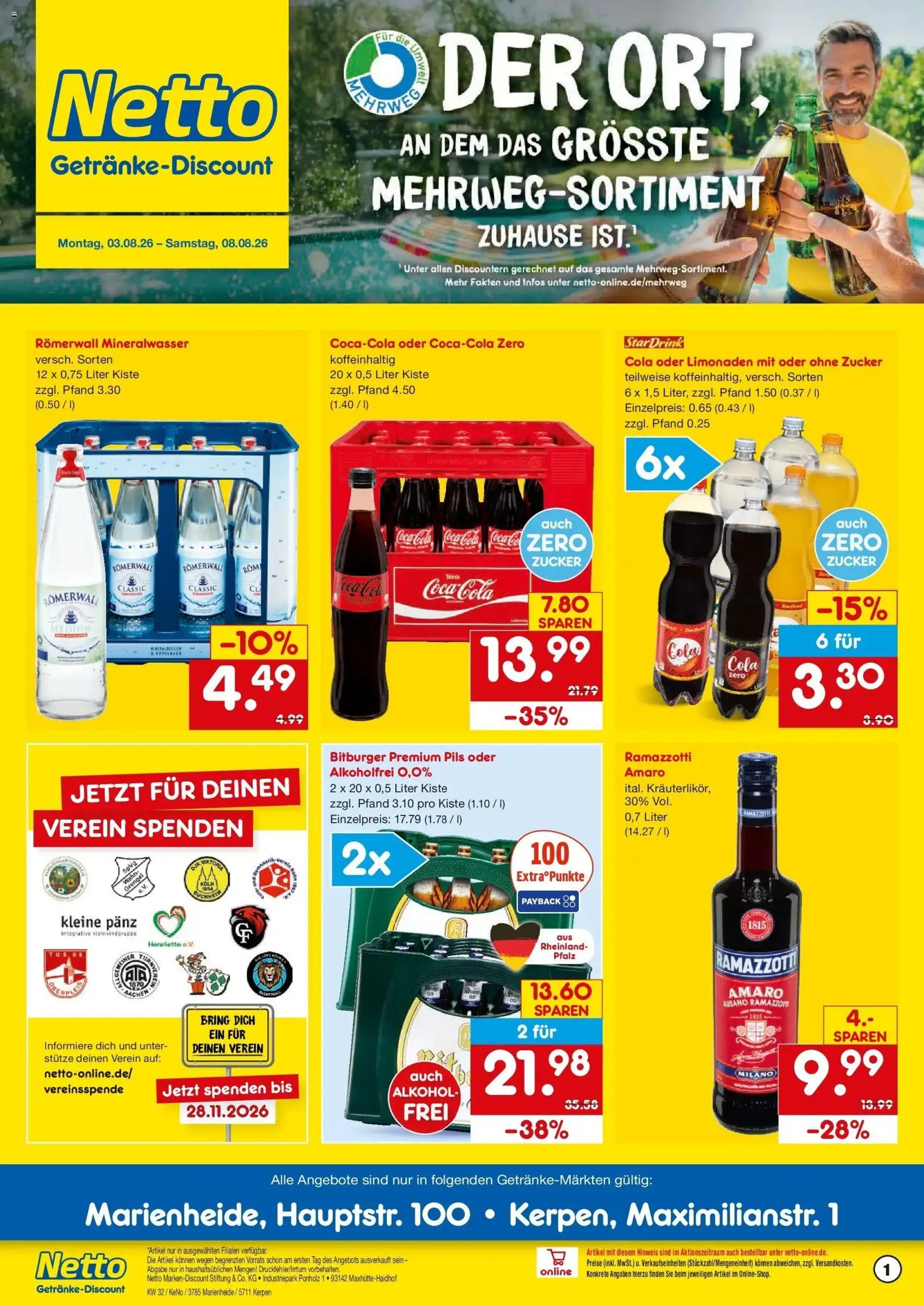 Vorschau von dem Prospekt des Geschäftes Netto Marken-Discount, gültig ab dem 03.08.2026