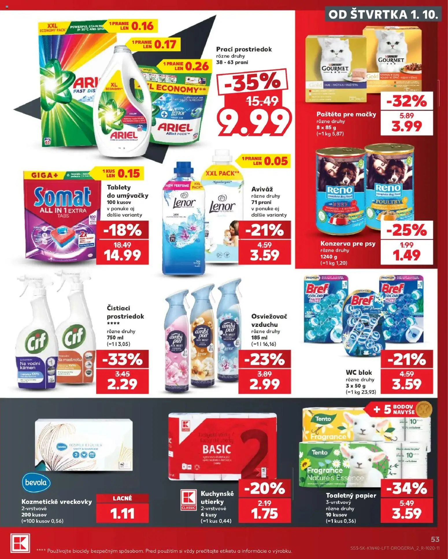 Náhľad Kaufland letáku platného od 01.10.2026