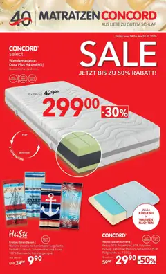 Vorschau der Angebote: Matratzen Concord Matratzen Concord Graz gültig ab 24.06.2026