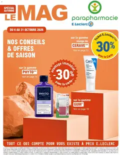 Prévisualisation de E.Leclerc Parapharmacie catalogue du magasin E.Leclerc formulaire valide 06/10/2026