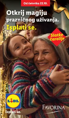 Pregled Lidl kataloga - važi od 22.10.2026