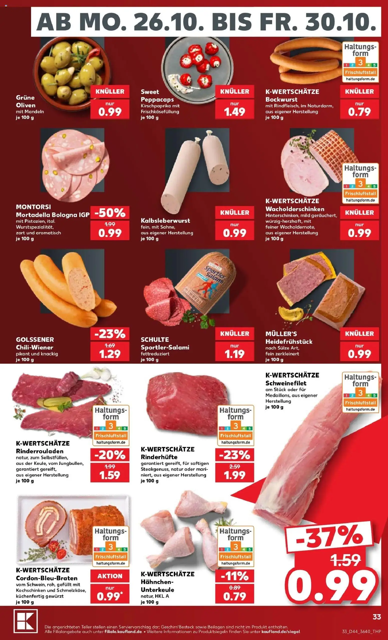 Vorschau von dem Prospekt des Geschäftes Kaufland, gültig ab dem 26.10.2026