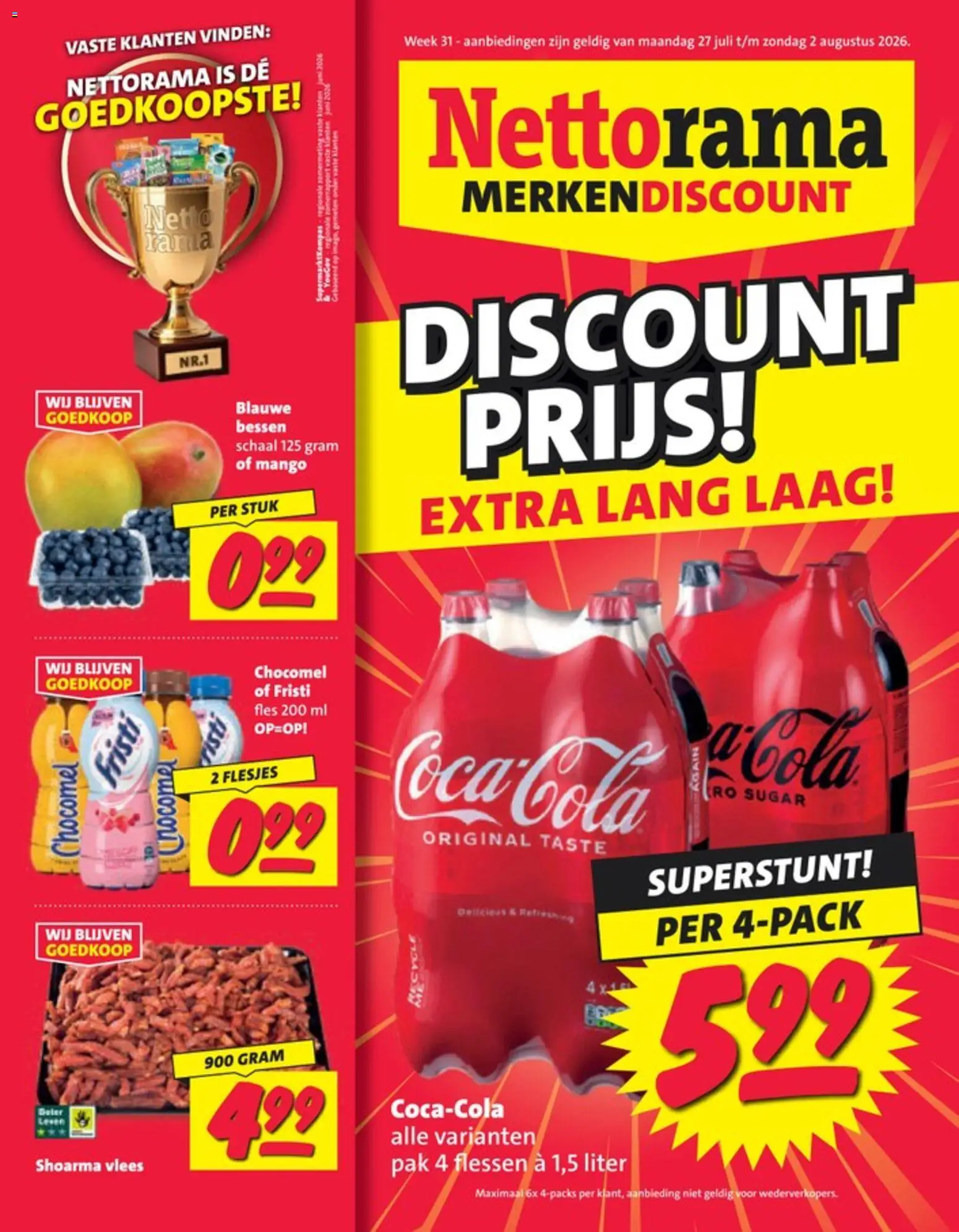 Voorbeeld van Nettorama folder van winkel Nettorama geldig vanaf 27-07-2026