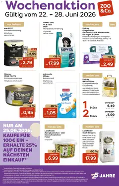 Vorschau von dem Prospekt des Geschäftes Zoo & co, gültig ab dem 22.06.2026