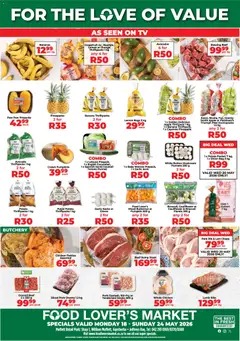 Preview of Food Lover's Market flyer valid from 18/05/2026
