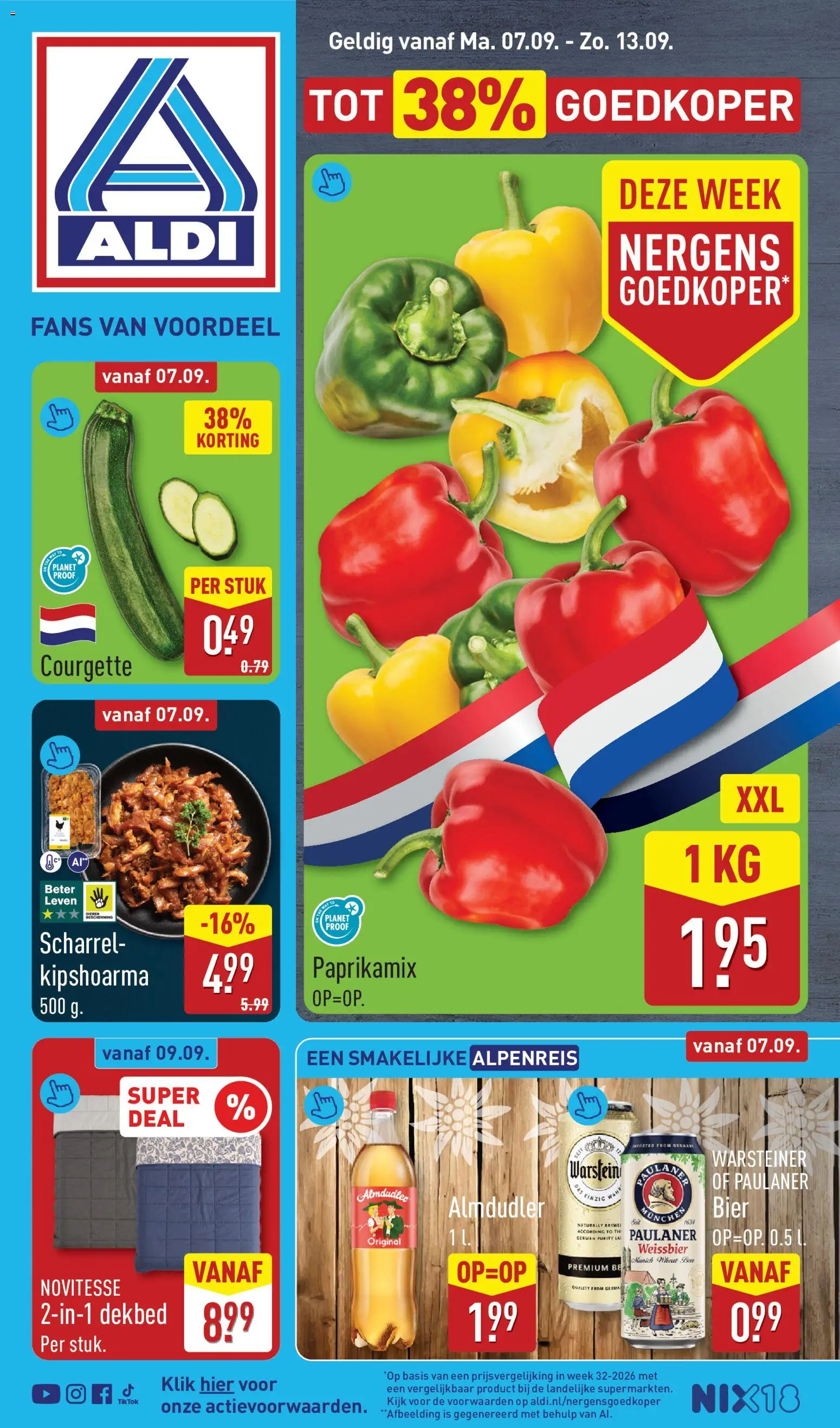 Voorbeeld van Aldi folder week 37 van winkel Aldi geldig vanaf 07-09-2026