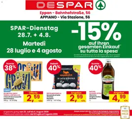 Anteprima dell'opuscolo Despar volantino Appiano dal negozio Despar valido da 23/07/2026