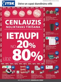 Skatīt Jysk akciju bukletu, derīgs no 14.07.2026.
