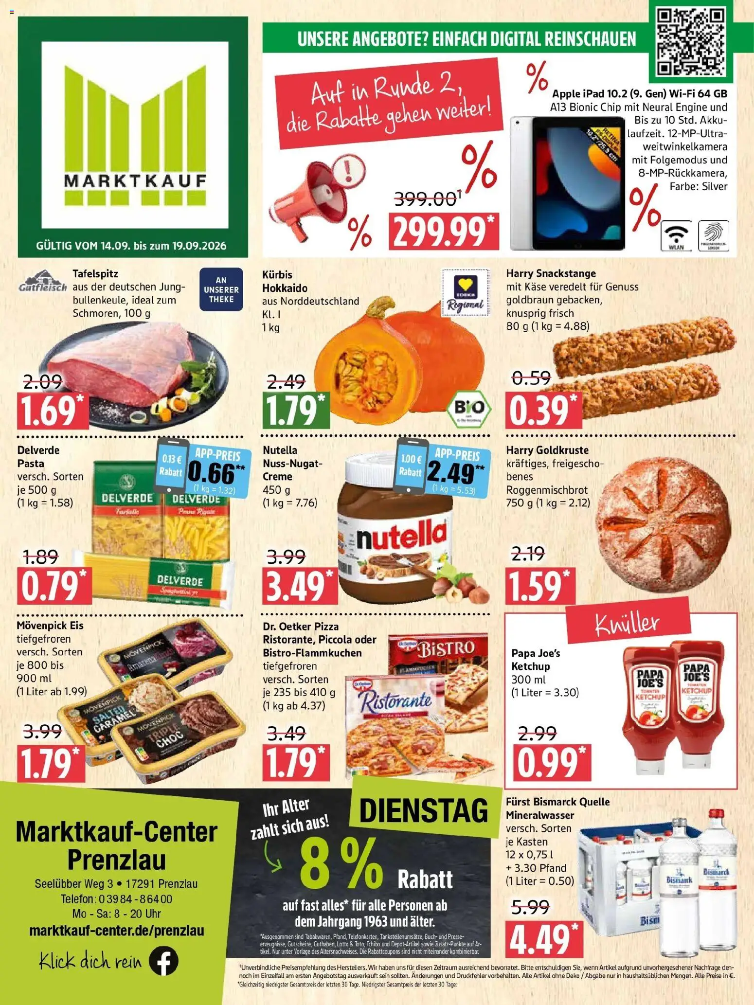 Vorschau von dem Prospekt des Geschäftes Marktkauf, gültig ab dem 14.09.2026
