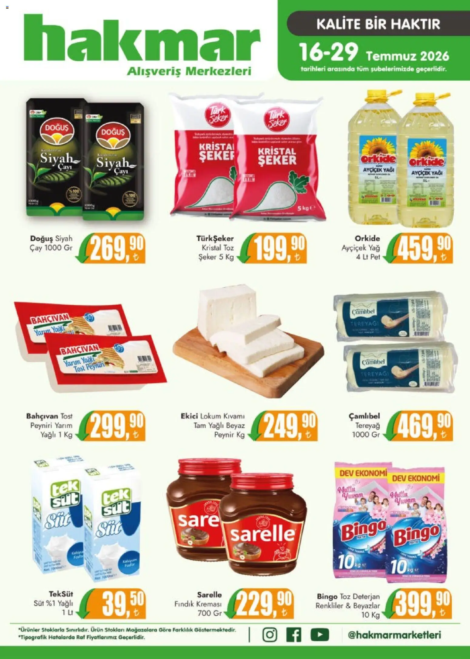 Hakmar Hakmar Katalog 16.07.2026 - Broşürünün önizlemesi