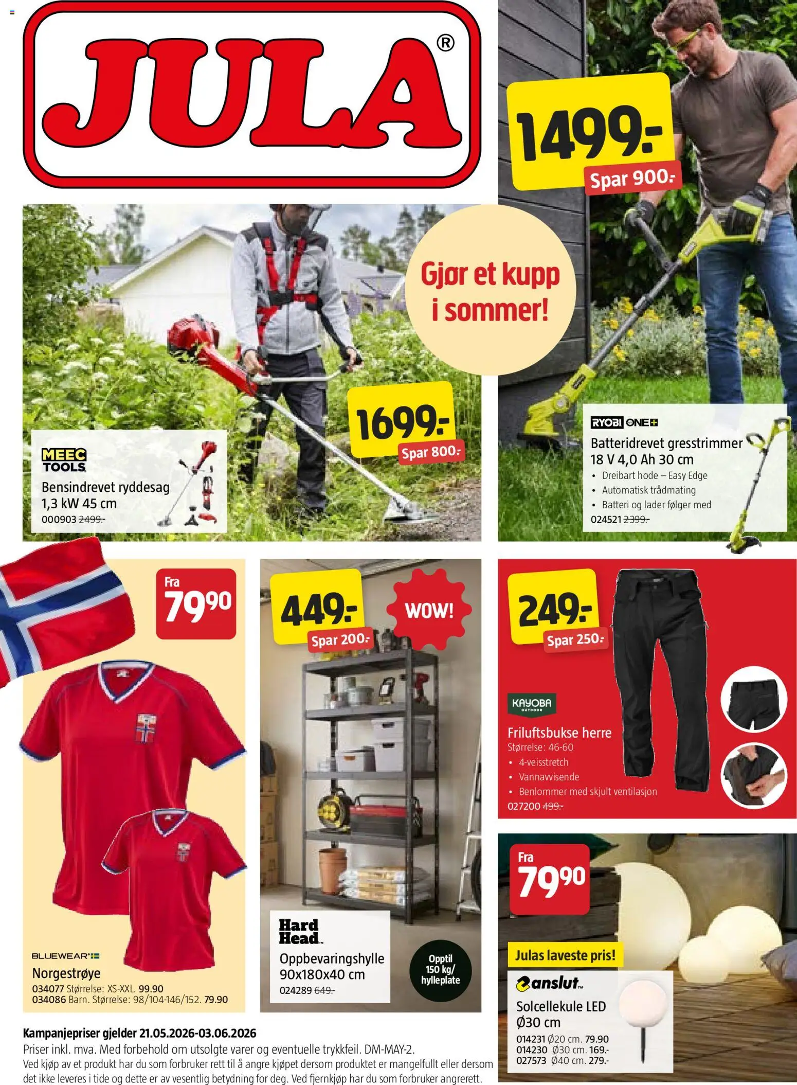 Forhåndsvis Jula kundeavis fra butikk Jula gyldig fra 21/05/2026