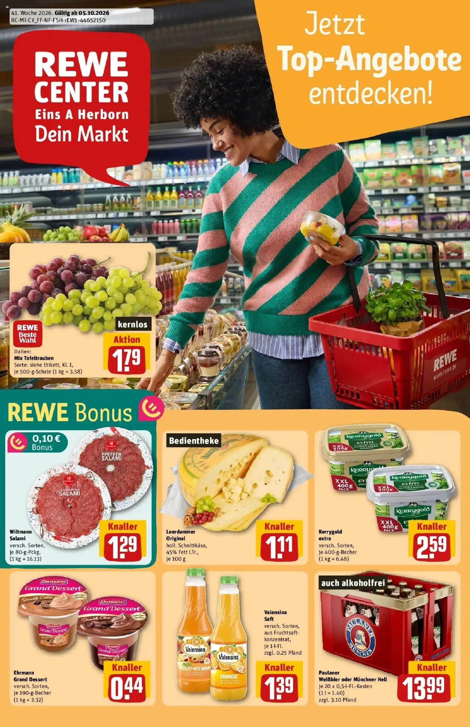 Vorschau von dem Prospekt des Geschäftes Rewe, gültig ab dem 05.10.2026