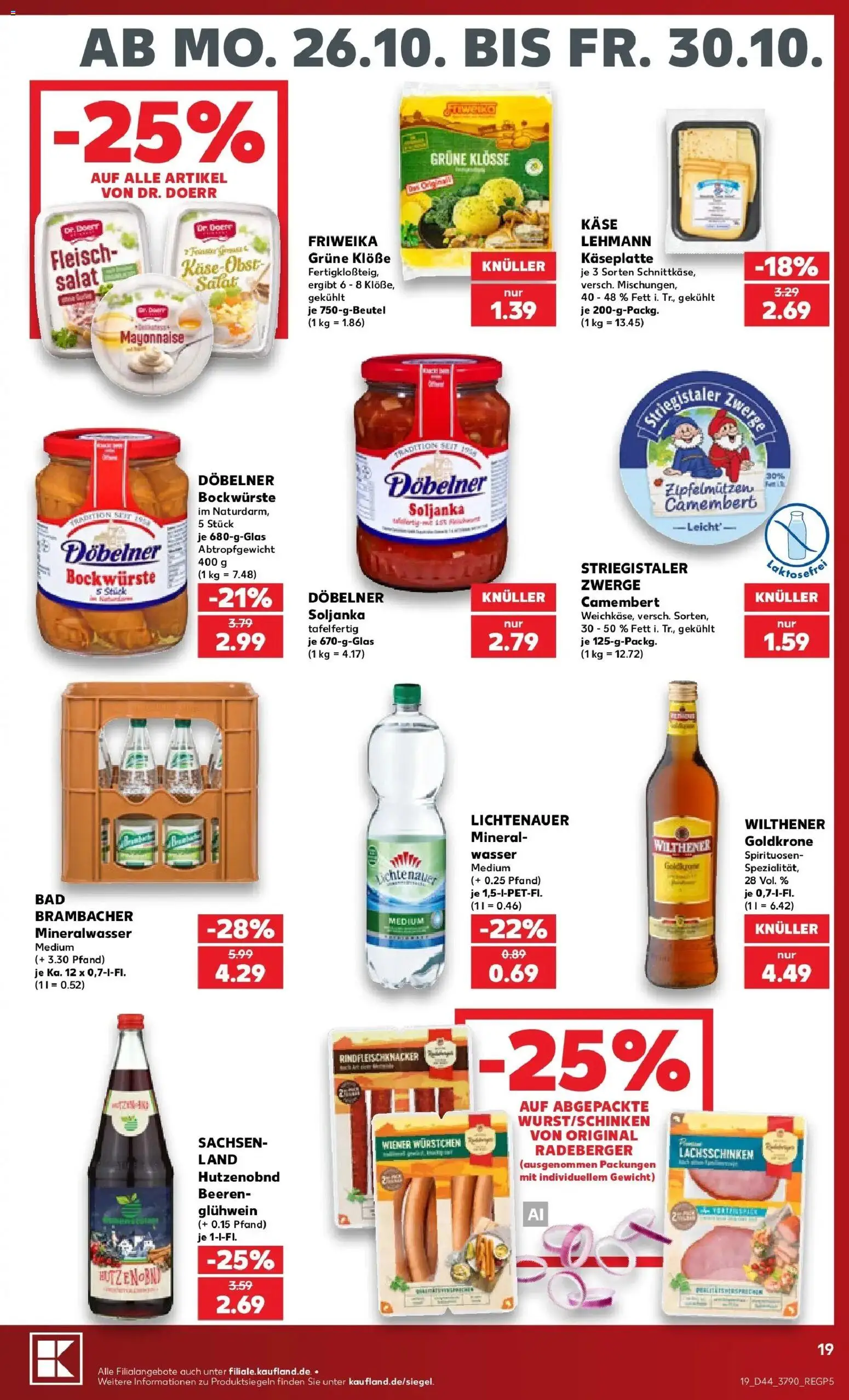 Vorschau von dem Prospekt des Geschäftes Kaufland, gültig ab dem 26.10.2026