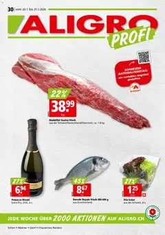 Vorschau des Merkblatts Aligro aktionen Chavannes, Matran, Genf, Sitten vom Shop Aligro gültig von 20.07.2026 bis 25.07.2026