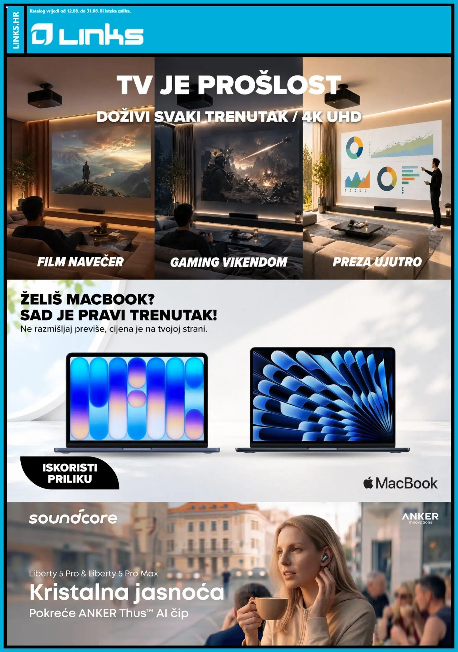 Pregled letka Links Katalog trgovine Links vrijedi od 12.08.2026
