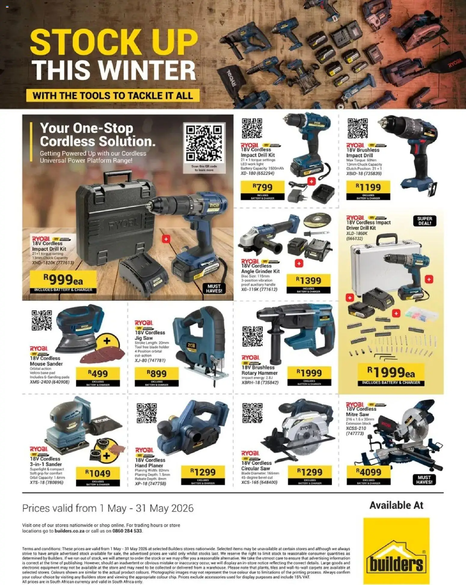 Preview of Builders flyer valid from 01/05/2026