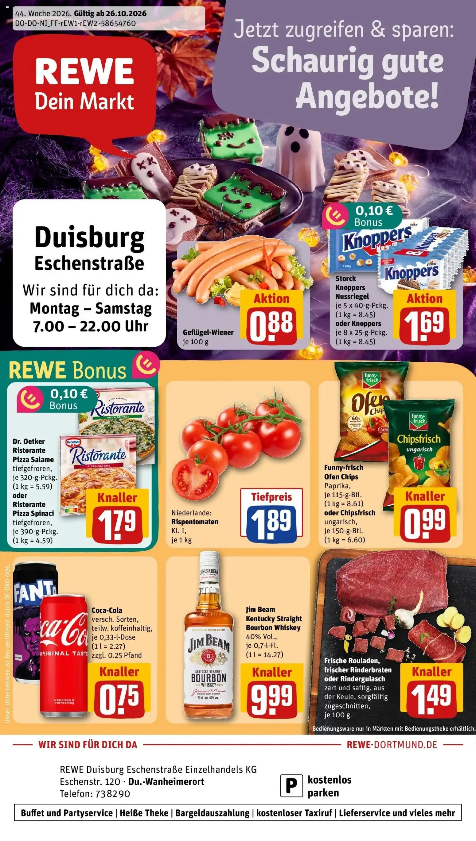 Vorschau von dem Prospekt des Geschäftes Rewe, gültig ab dem 26.10.2026