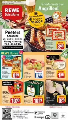 Vorschau von dem Prospekt des Geschäftes Rewe, gültig ab dem 21.06.2026