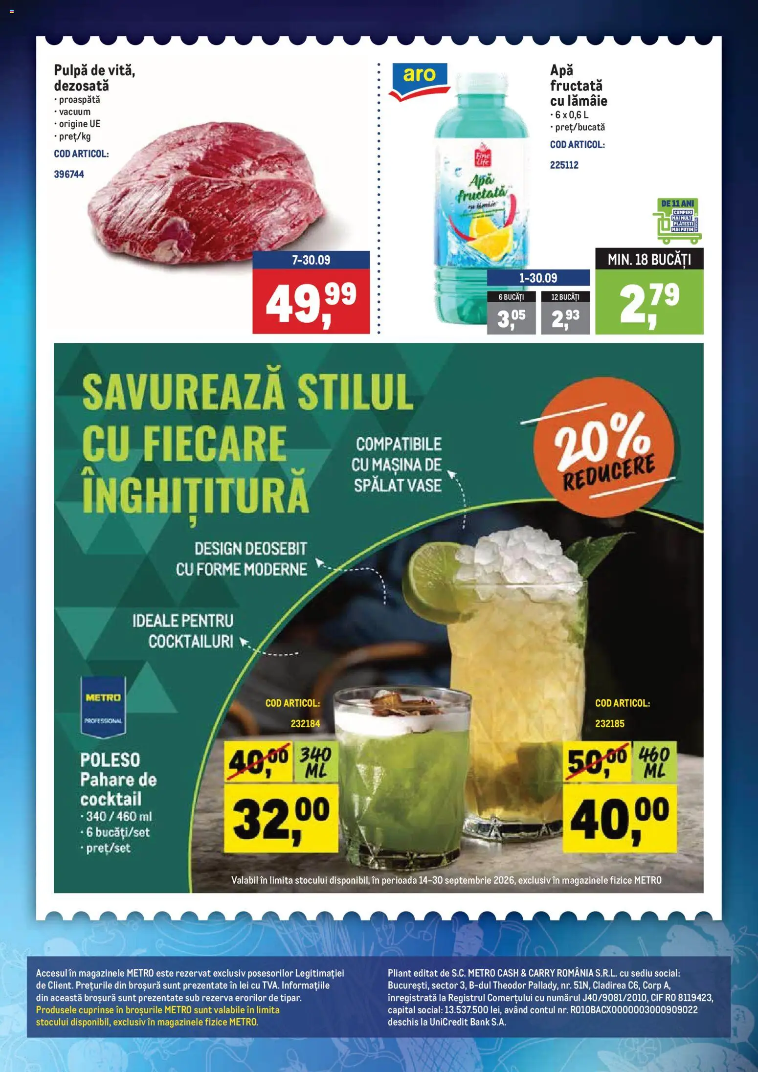 Previzualizarea de cataloage: Metro Metro Catalog valabil de la 22.09.2026