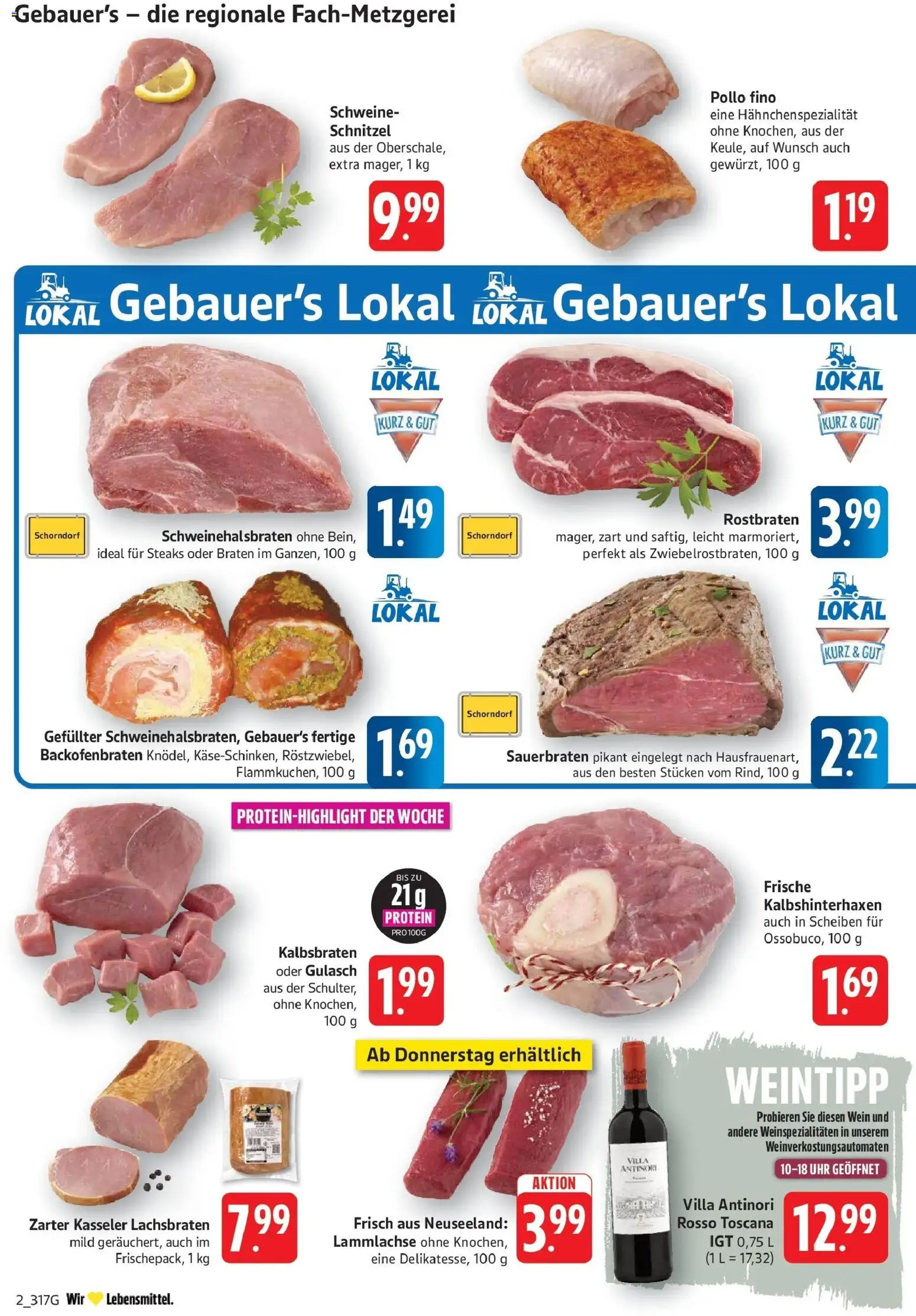 Vorschau von dem Prospekt des Geschäftes Edeka, gültig ab dem 26.10.2026