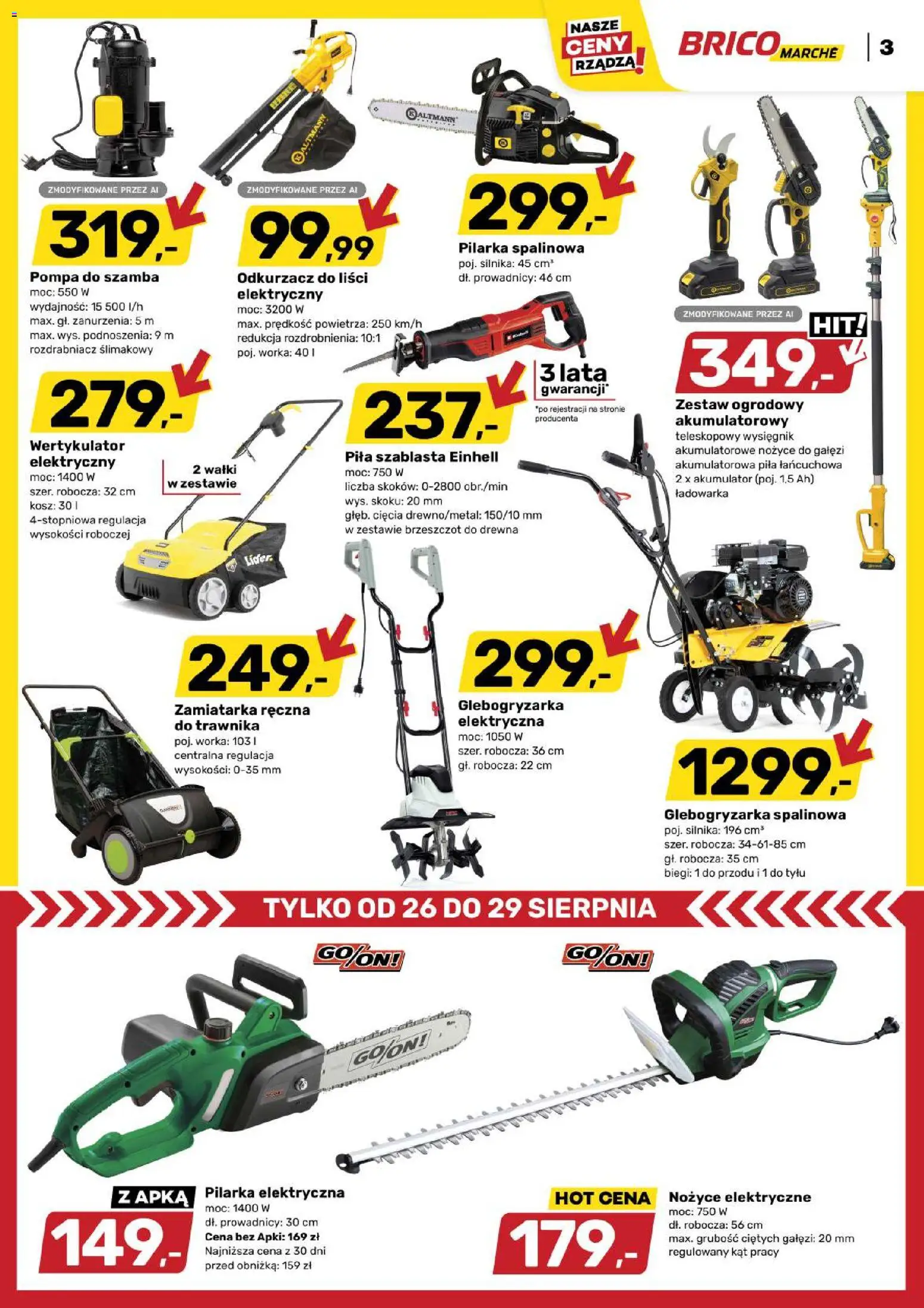 Pogląd gazetki "Brico Marché gazetka" ze sklepu Brico Marché ważnej od 26.08.2026