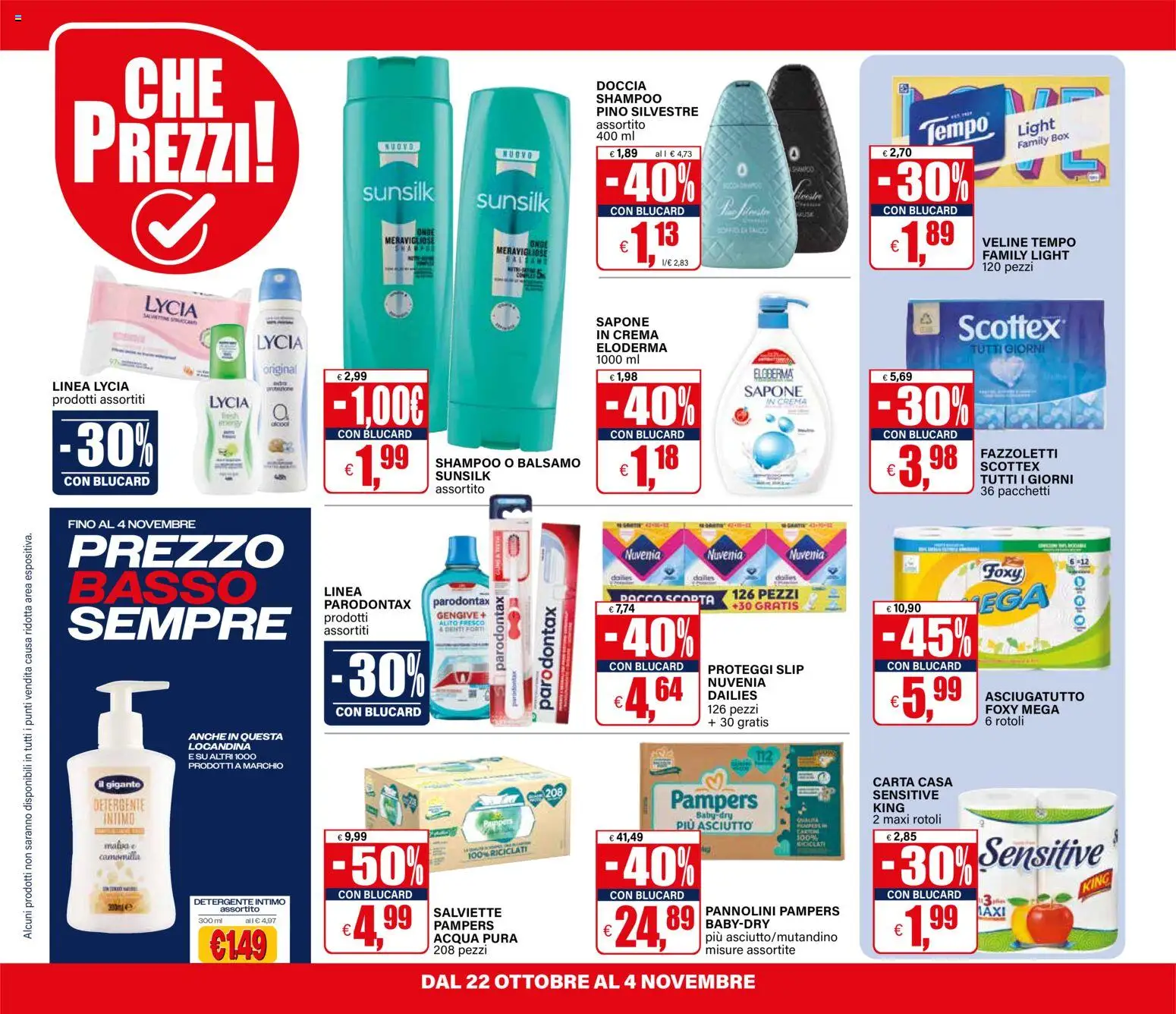 Anteprima dell'opuscolo Il Gigante volantino Lombardia dal negozio Il Gigante valido da 22/10/2026 - Intimo, Sapone, Pannolini, Detergente intimo, Fazzoletti, Veline, Proteggi slip, Asciugatutto