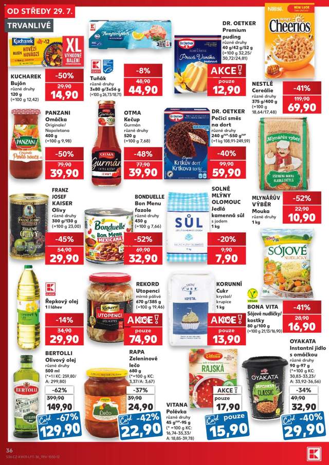 Nový Kaufland leták od 29.07.
