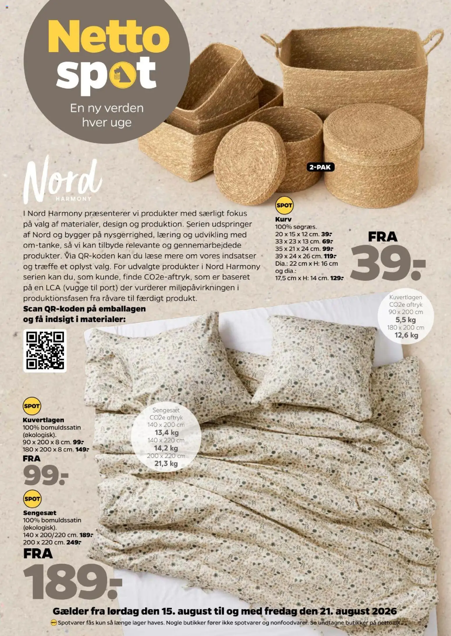 Eksempel på tilbudsavis Netto - Nonfood uge 34 fra butik Netto gyldig fra 15/08/2026
