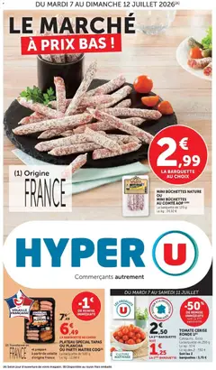 Prévisualisation de Catalogue HYPER U du magasin Offres formulaire valide 07/07/2026