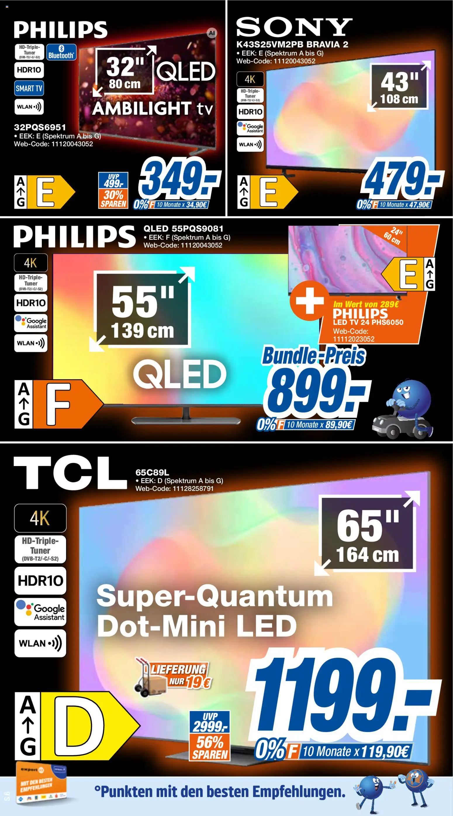 Vorschau von dem Prospekt des Geschäftes Expert, gültig ab dem 02.11.2026 - TV, Philips, Sony, Smart TV