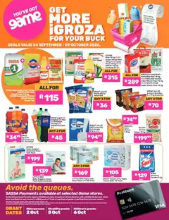 Preview of Game flyer valid from 24/09/2026