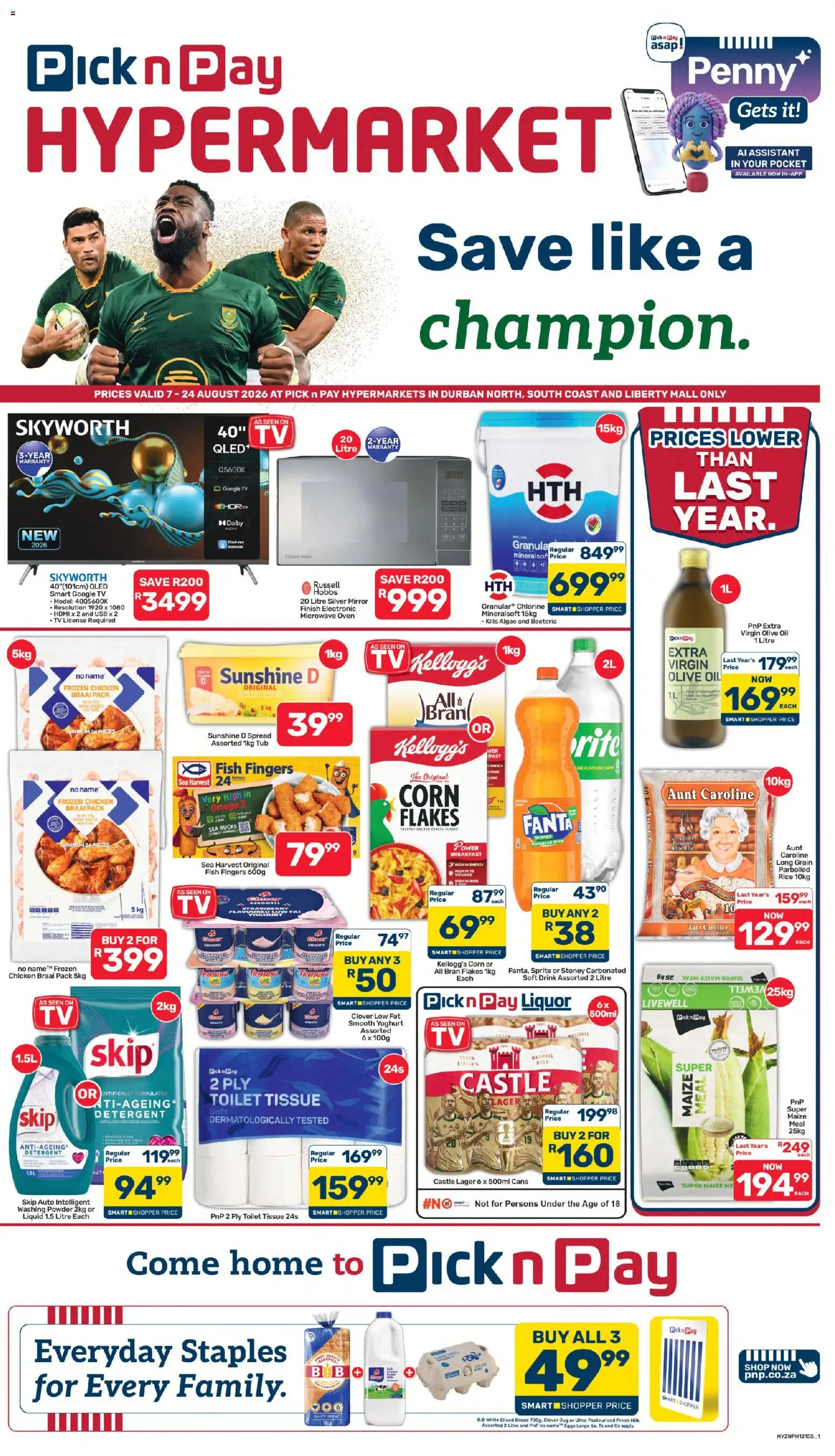 Preview of Pick n Pay flyer valid from 07/08/2026