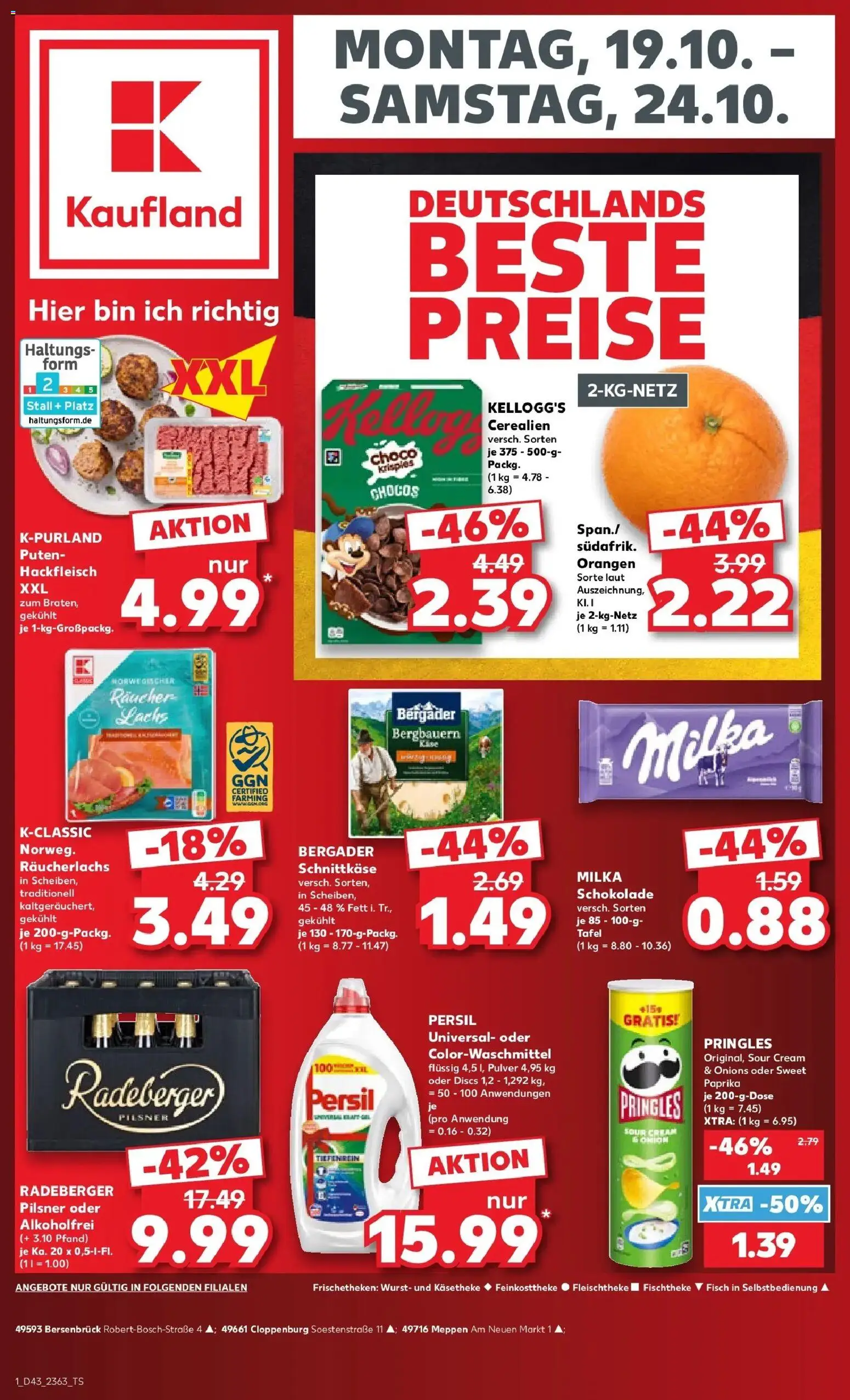 Vorschau von dem Prospekt des Geschäftes Kaufland, gültig ab dem 19.10.2026