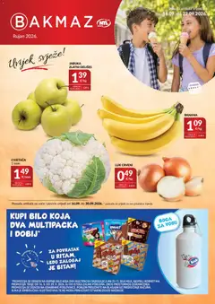 Pregled letka Bakmaz Katalog trgovine Bakmaz vrijedi od 16.09.2026