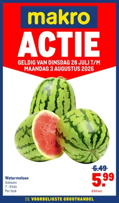Voorbeeld van Makro folder - Versdeals van winkel Makro geldig vanaf 28-07-2026