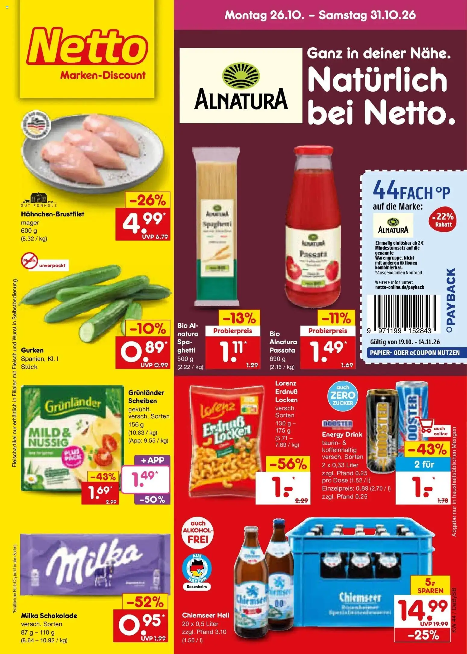 Vorschau von dem Prospekt des Geschäftes Netto Marken-Discount, gültig ab dem 26.10.2026