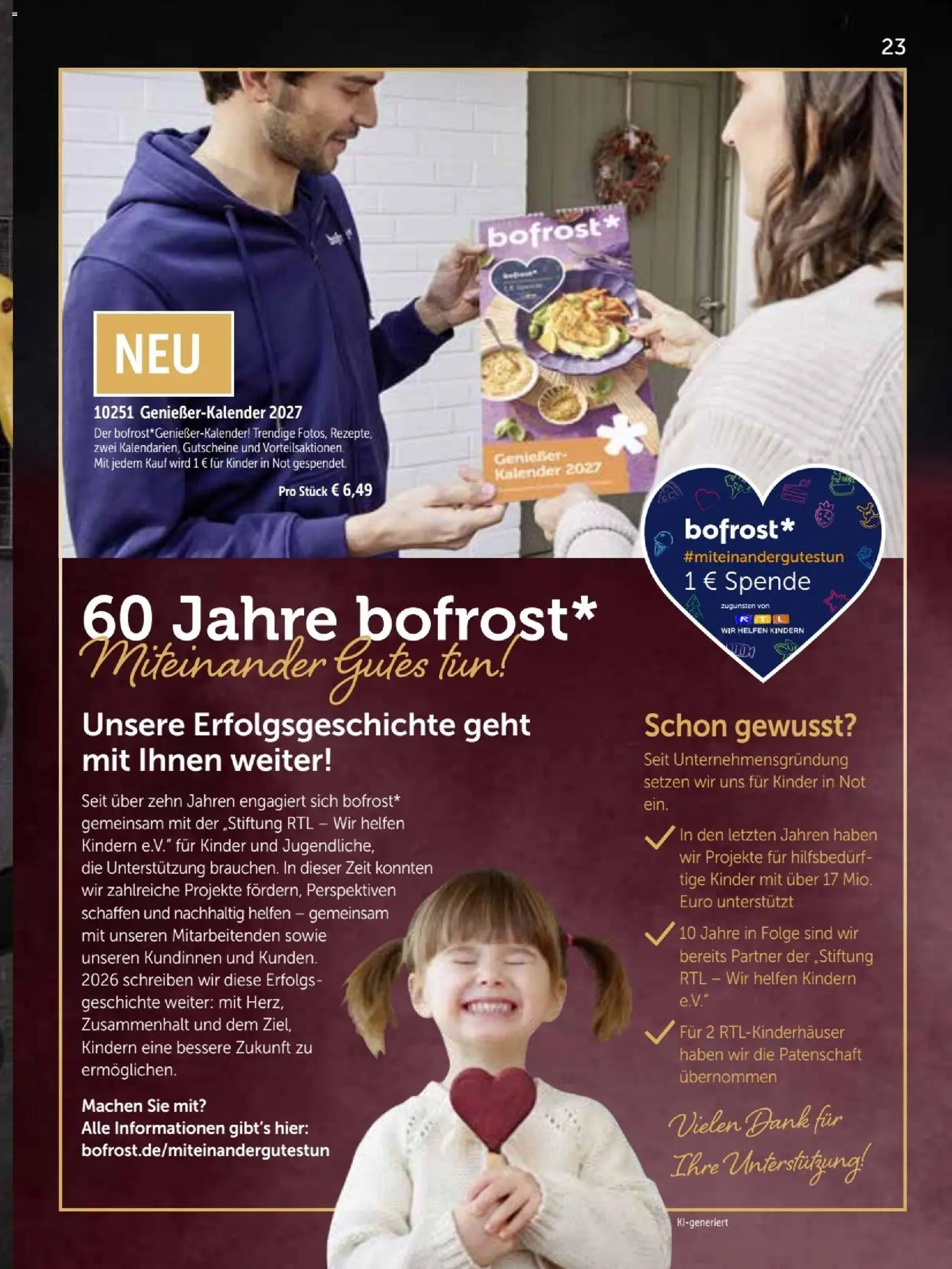Vorschau von dem Prospekt des Geschäftes Bofrost, gültig ab dem 26.10.2026